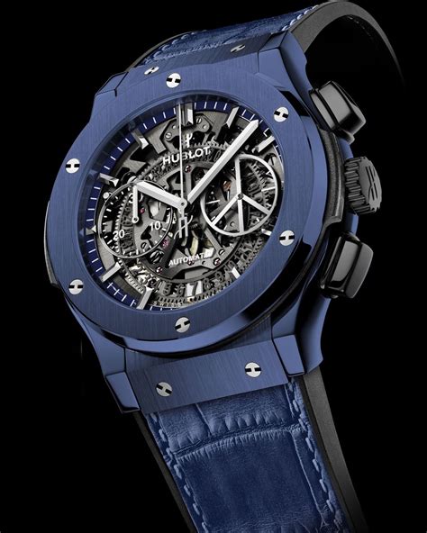 hublot classic fusion blue chronograph|hublot classic fusion special edition.